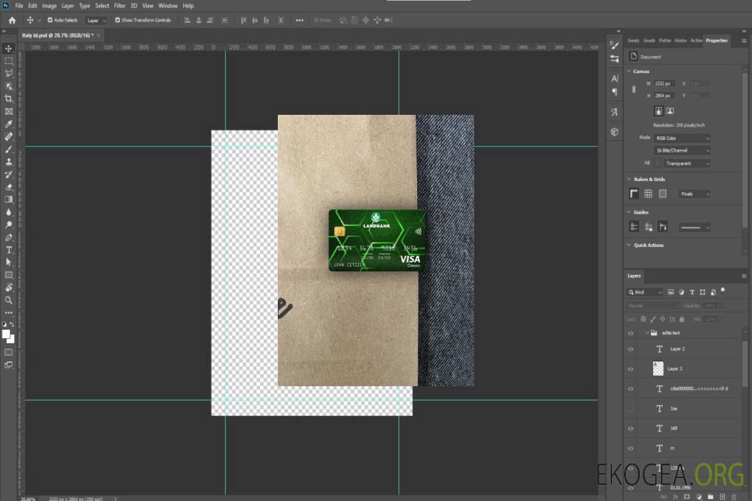 Philippines Land Bank of the Philippines visa carte classique photolook recto template